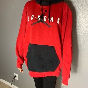 Air Jordan hoodie size large .